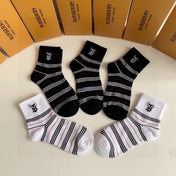 BURBERRY 26S ANKLE SOCKS 482767 (1 BOX)