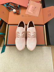 LP 26S BASIC 360 FLEXY WALK SNEAKER IN PINK FABRICS AND CALFSKIN