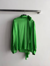 GUCCI 26S SATIN SILK SHIRT 198