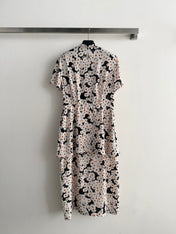 VALENTINO 26S PRINTED SILK DRESS 214