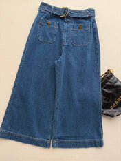 ZIMMERMANN 26S HIGH-WAIST WIDE-LEG JEANS STYLE 70