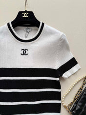 CHANEL 26S SHORT-SLEEVE SWEATER STYLE 1039