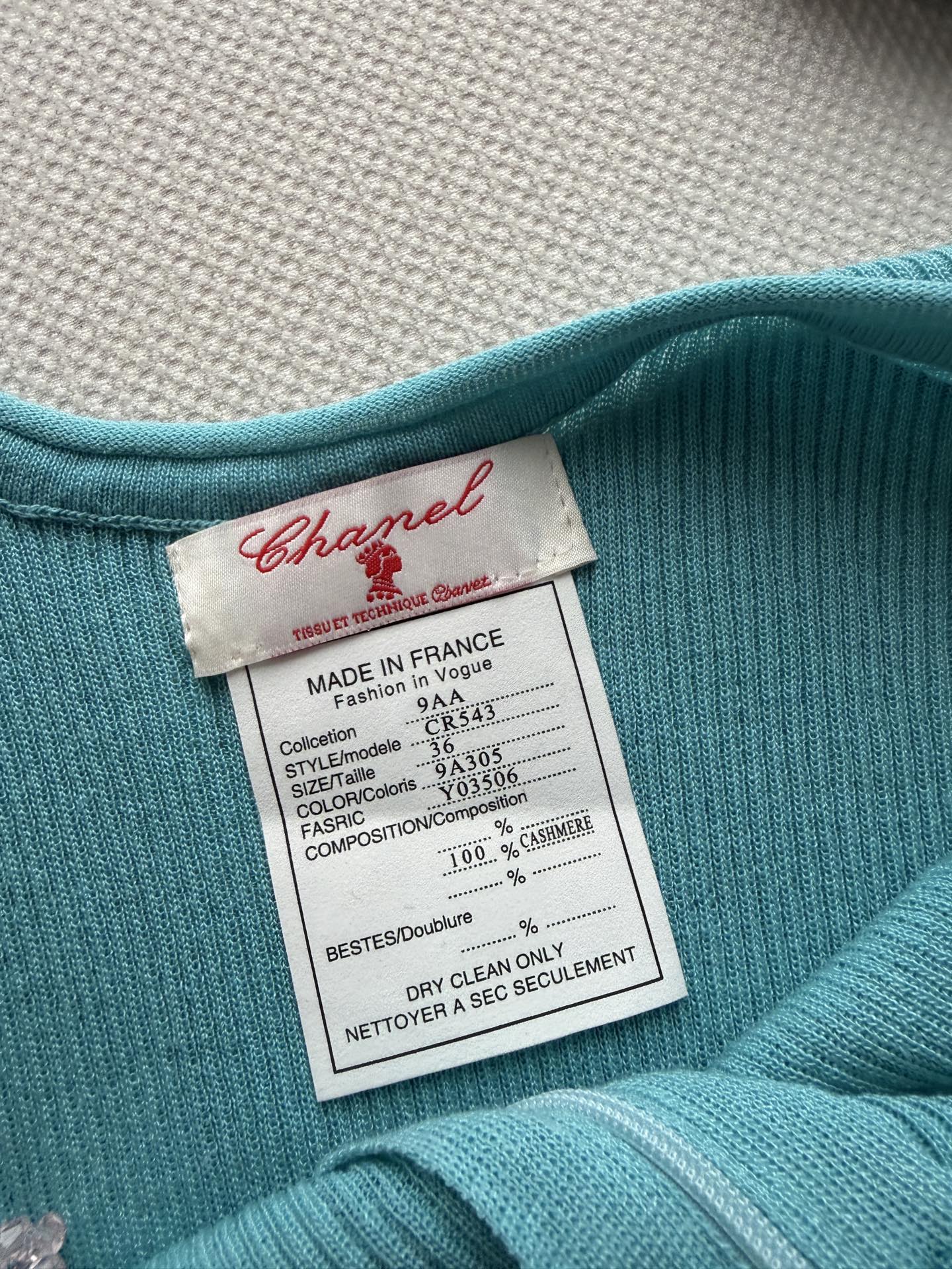 CHANEL 26S KNIT SLEEVELESS TOP STYLE 1187