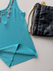 CHANEL 26S KNIT SLEEVELESS TOP STYLE 1187