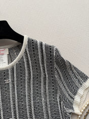 CHANEL 26S SHORT-SLEEVE KNIT TOP STYLE 1153