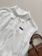 MIUMIU 26S SLEEVELESS POLO TOP 1228