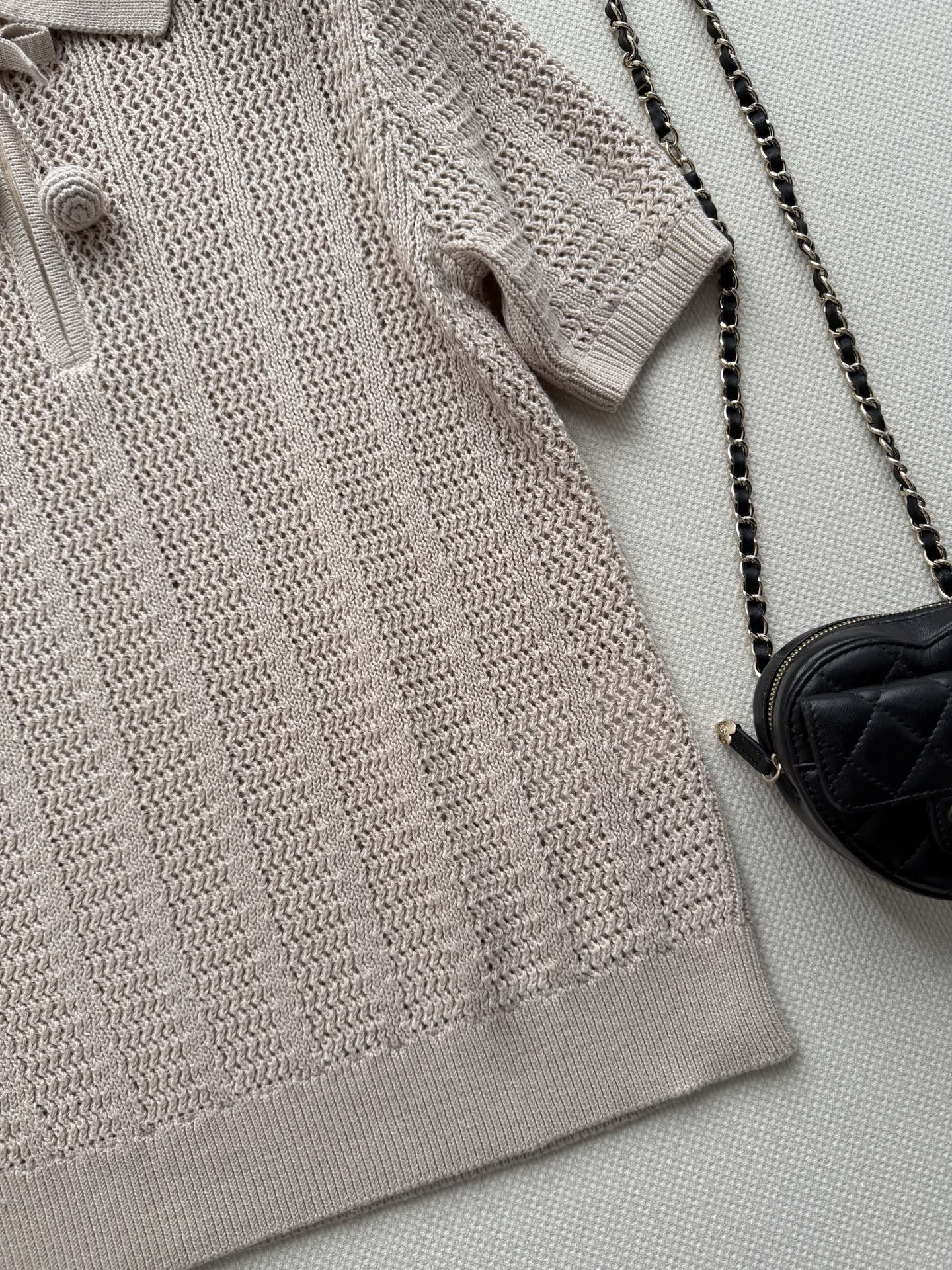 VALENTINO 26S SHORT-SLEEVE KNIT POLO SHIRT 468