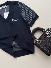 DIOR 26S SHORT-SLEEVE KNIT TOP 1306