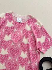 DIOR 26S SHORT SLEEVE KNIT TOP 1327