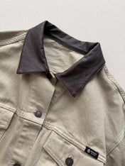 PRADA 26S LEATHER COLLAR JACKET STYLE 938