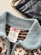 CHANEL 26S ZIP-UP KNIT CARDIGAN 1717