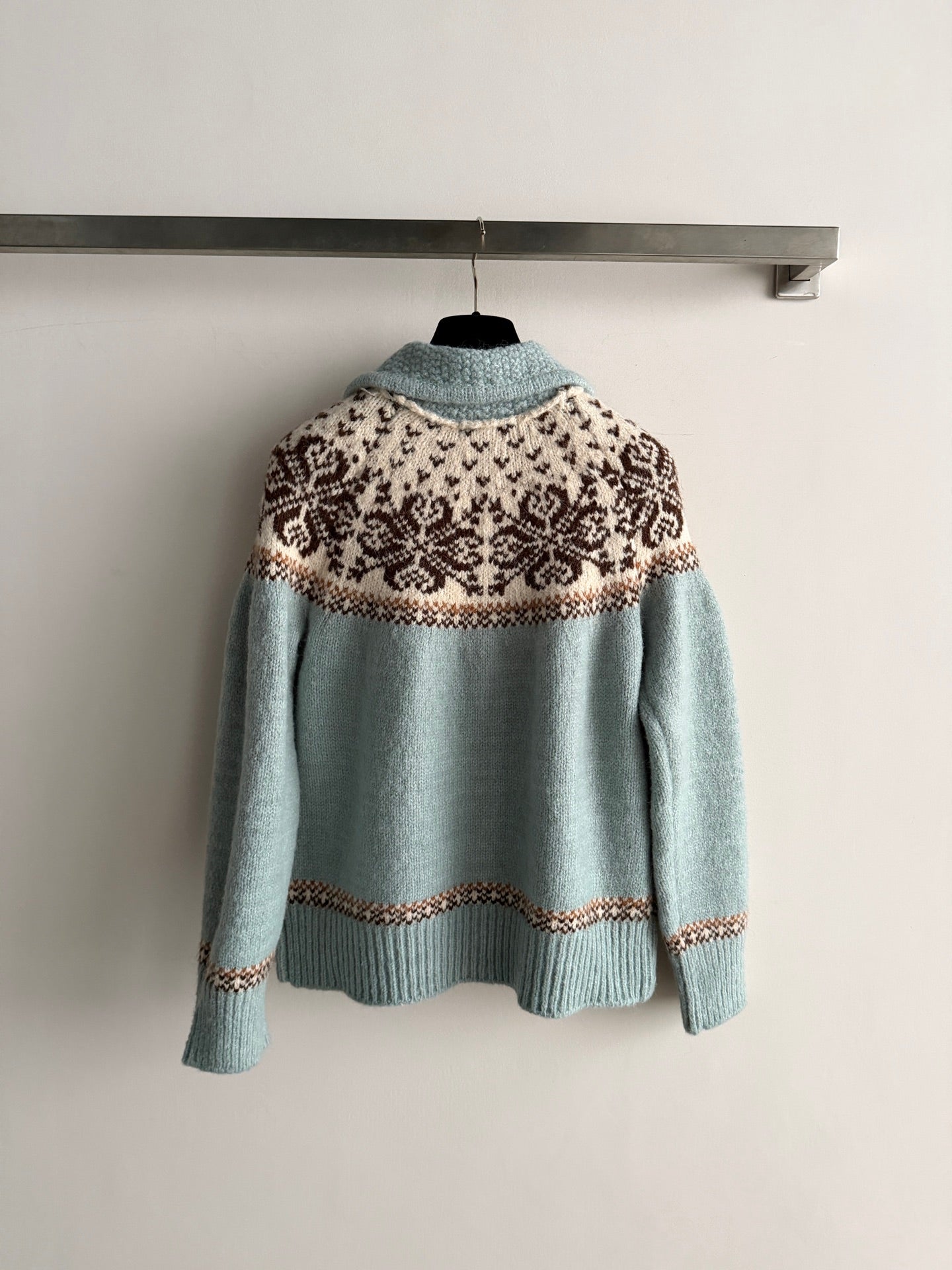 CHANEL 26S ZIP-UP KNIT CARDIGAN 1717