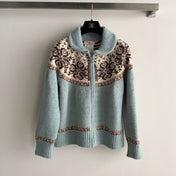 CHANEL 26S ZIP-UP KNIT CARDIGAN 1717