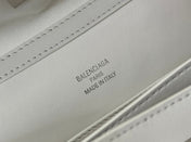 RODEO SMALL BAG 29 IN WHITE SMOOTH CALFSKIN SILVER HARDWARE