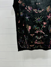 DIOR FLORAL EMBROIDERED KNITTED TANK TOP 276692
