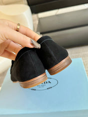 PRA SUEDE LOAFERS PITCH BLACK CALFSKIN