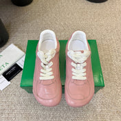BOTTEGA VENETA 26S SNEAKERS IN PINK CALFSKIN