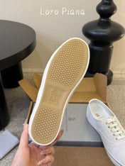 LP 26S LACE-UP SNEAKERS IN CREAM WHITE SUEDE