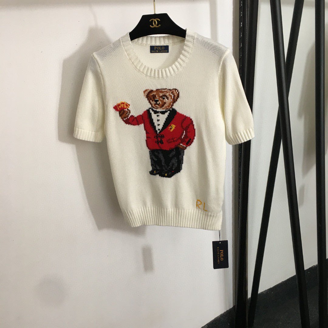 RALPH LAUREN 26S SHORT SLEEVE KNIT TOP 311