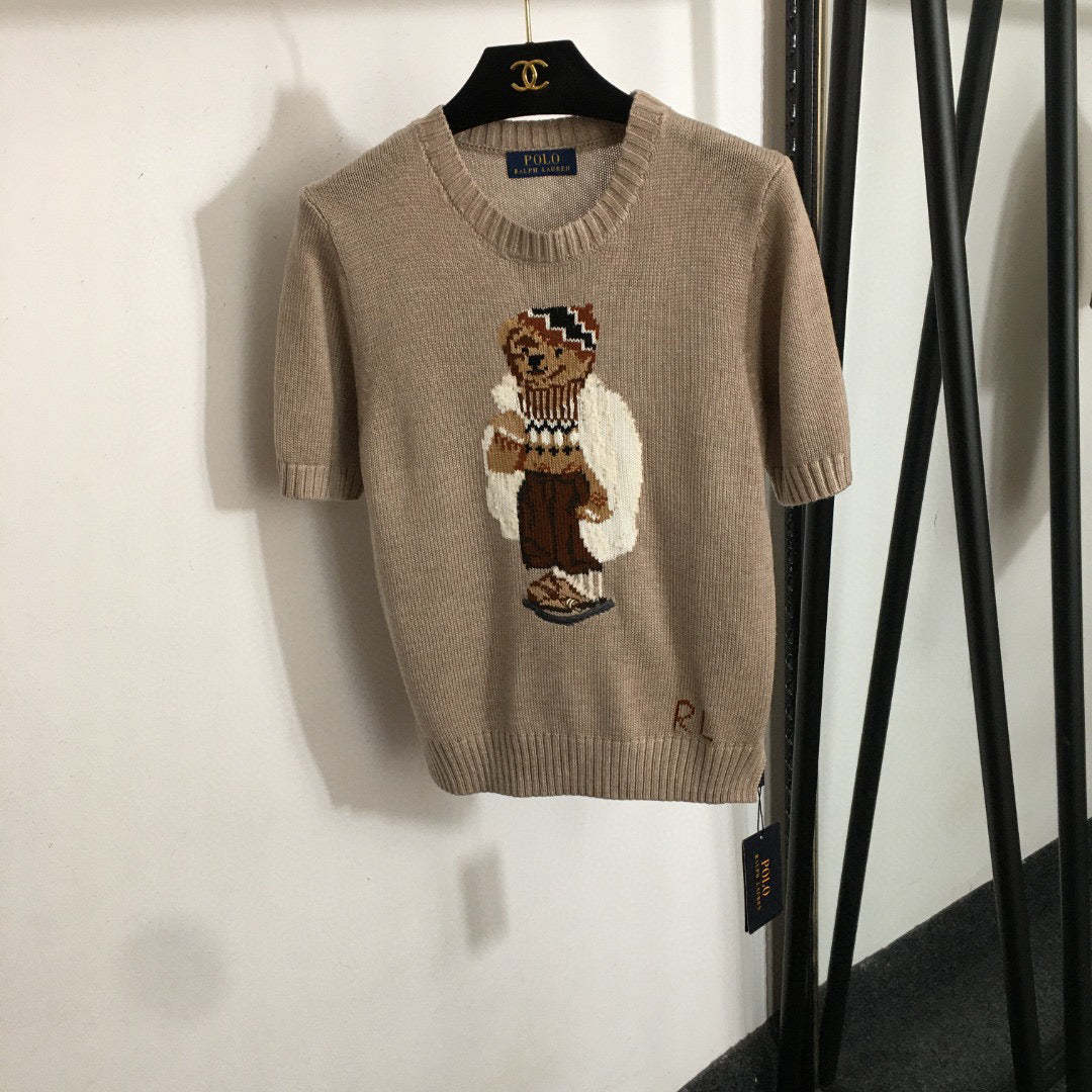 RALPH LAUREN 26S SHORT SLEEVE KNIT TOP 317