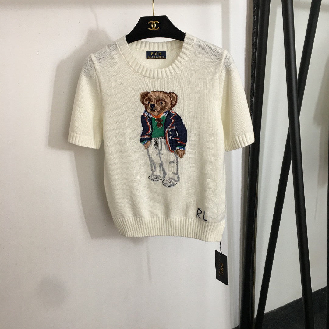 RALPH LAUREN 26S SHORT SLEEVE KNIT TOP 319