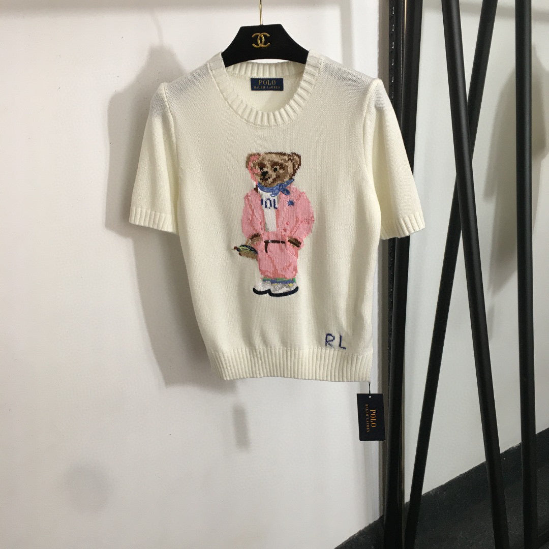 RALPH LAUREN 26S SHORT SLEEVE KNIT TOP 320