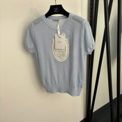 DIOR 26S SHORT-SLEEVE KNIT TOP 1393
