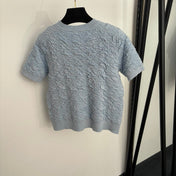 DIOR 26S SHORT-SLEEVE KNIT SWEATER 1371