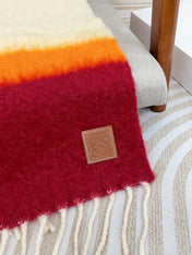 SCARF 185 CM IN COLORFUL GRADIENT WOOL AND MOHAIR 396249