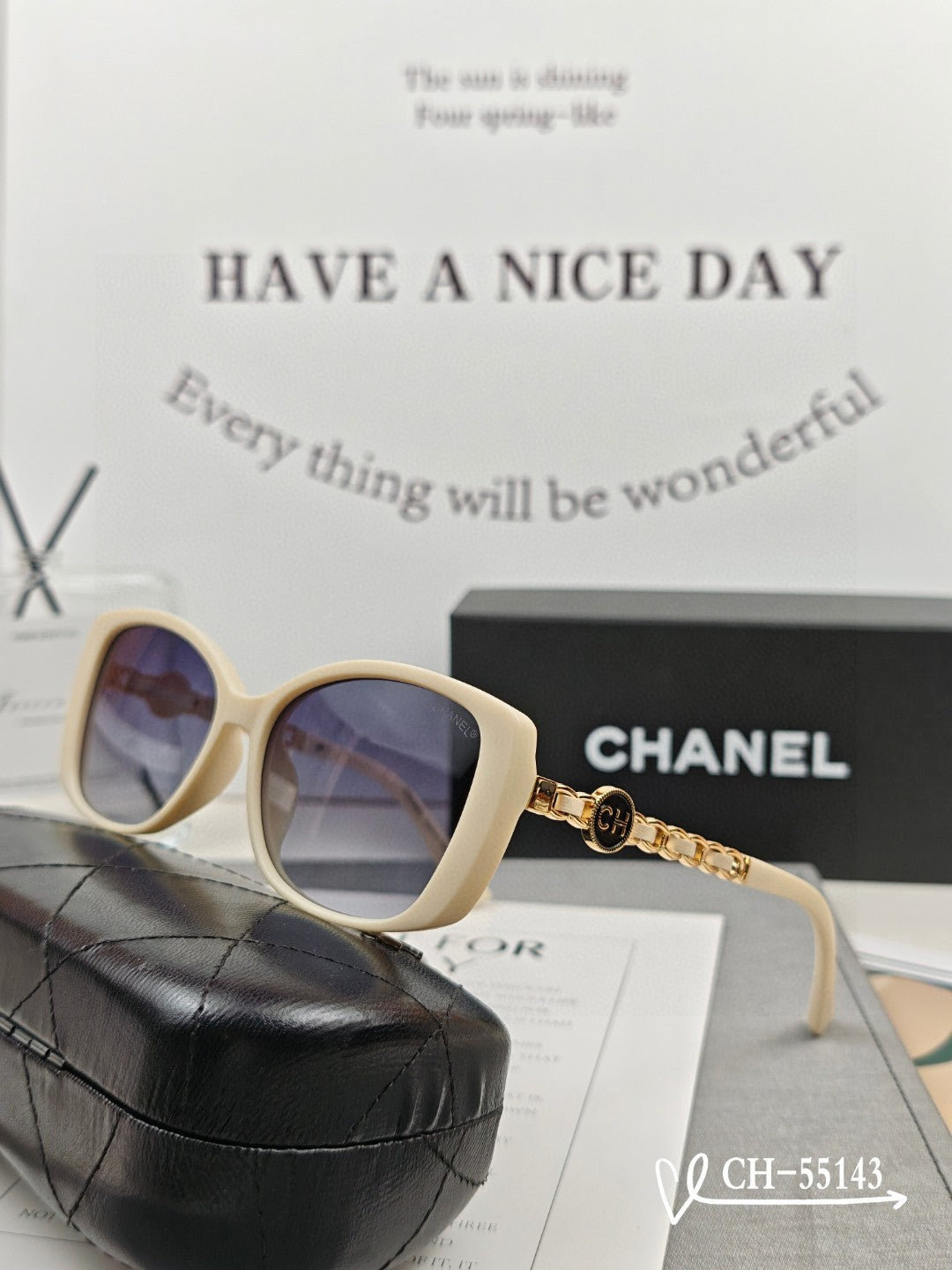 CHANEL 26S RECTANGULAR FRAME IN ACETATE 411993