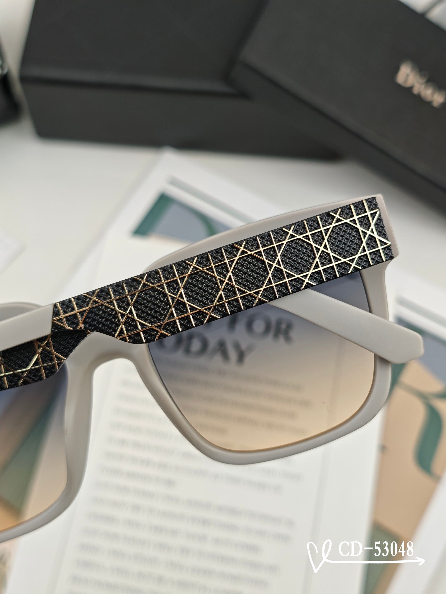 DIOR 26S ROUNDED SQUARE FRAME IN ACETATE 417217