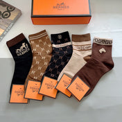 HERMES 26S ANKLE SOCKS 897438 (1 BOX)