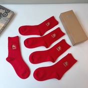 BURBERRY 26S CREW SOCKS 154396 (1 BOX)