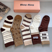 MIUMIU 26S CREW SOCKS 412395 (1 BOX)