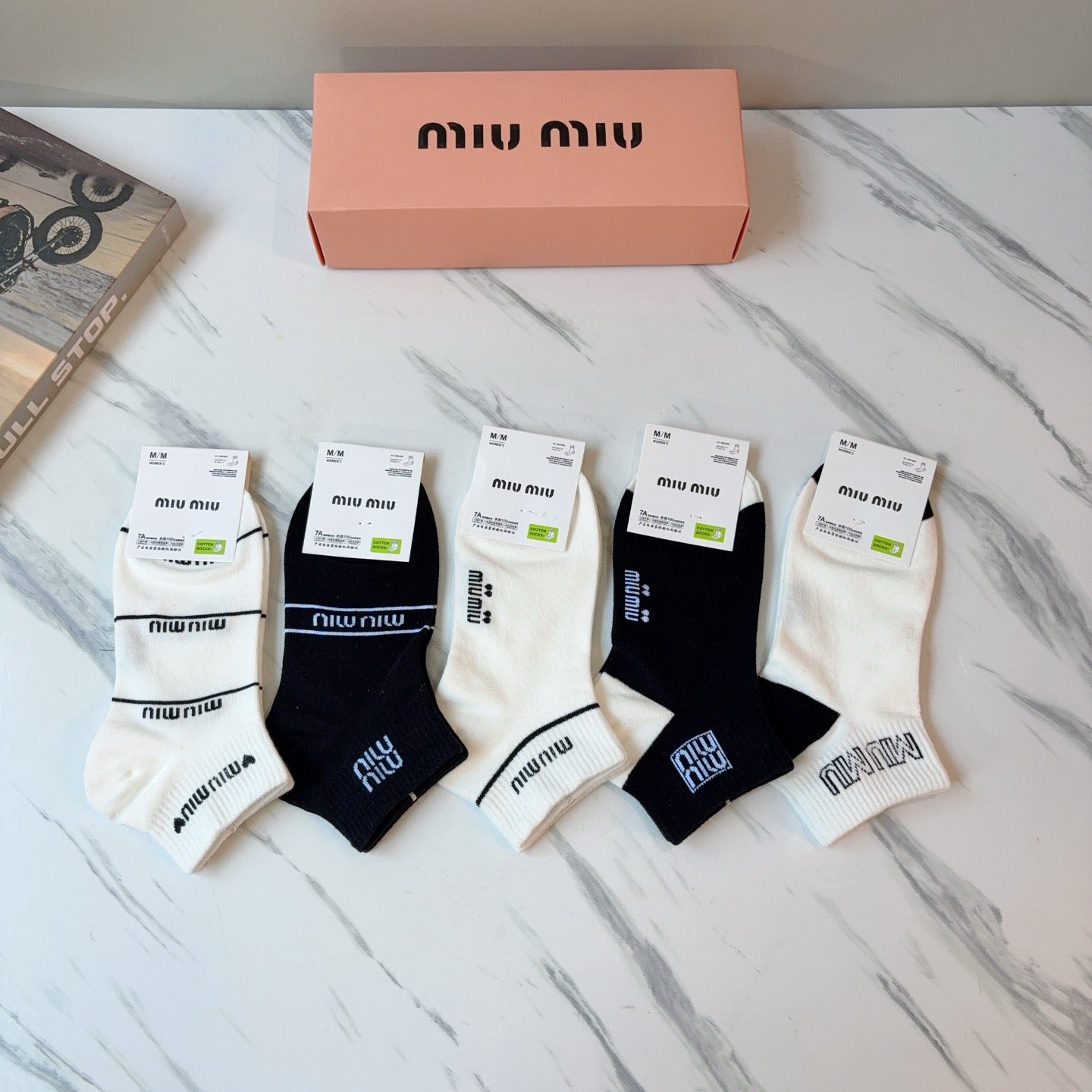 MIUMIU 26S ANKLE SOCKS 413862 (1 BOX)