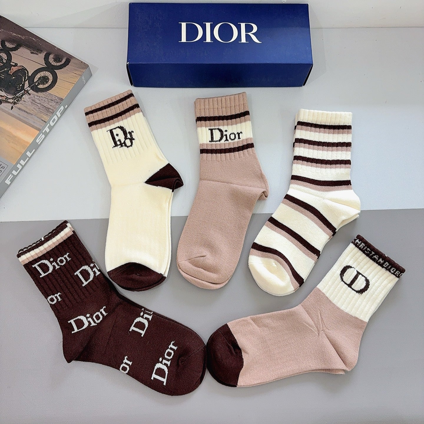 DIOR 26S ANKLE SOCKS 413867 (1 BOX)