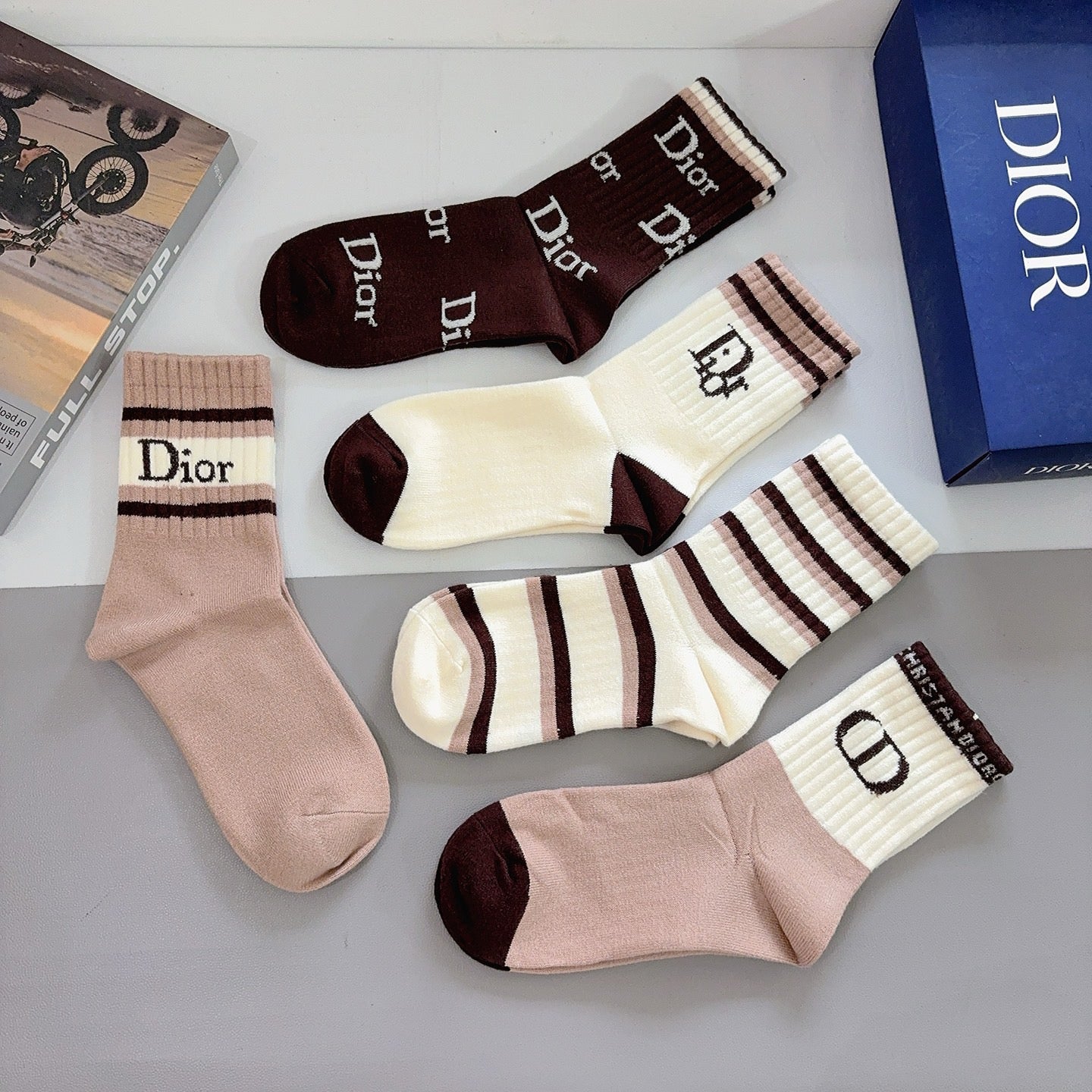 DIOR 26S ANKLE SOCKS 413867 (1 BOX)