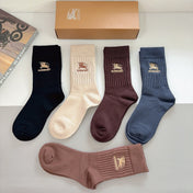 BURBERRY 26S CREW SOCKS 413872 (1 BOX)