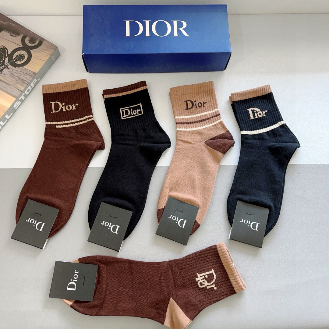 DIOR 26S ANKLE SOCKS 413877 (1 BOX)