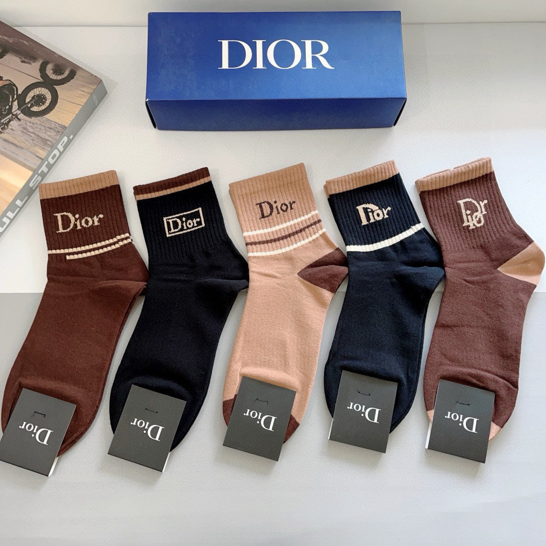 DIOR 26S ANKLE SOCKS 413877 (1 BOX)
