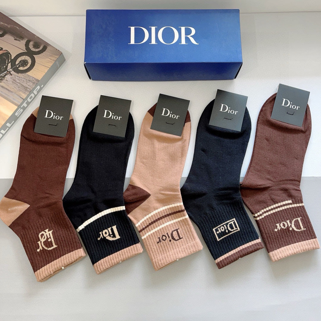 DIOR 26S ANKLE SOCKS 413877 (1 BOX)