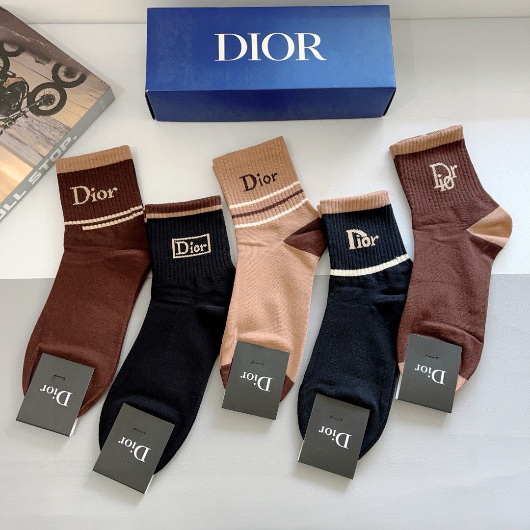 DIOR 26S ANKLE SOCKS 413877 (1 BOX)