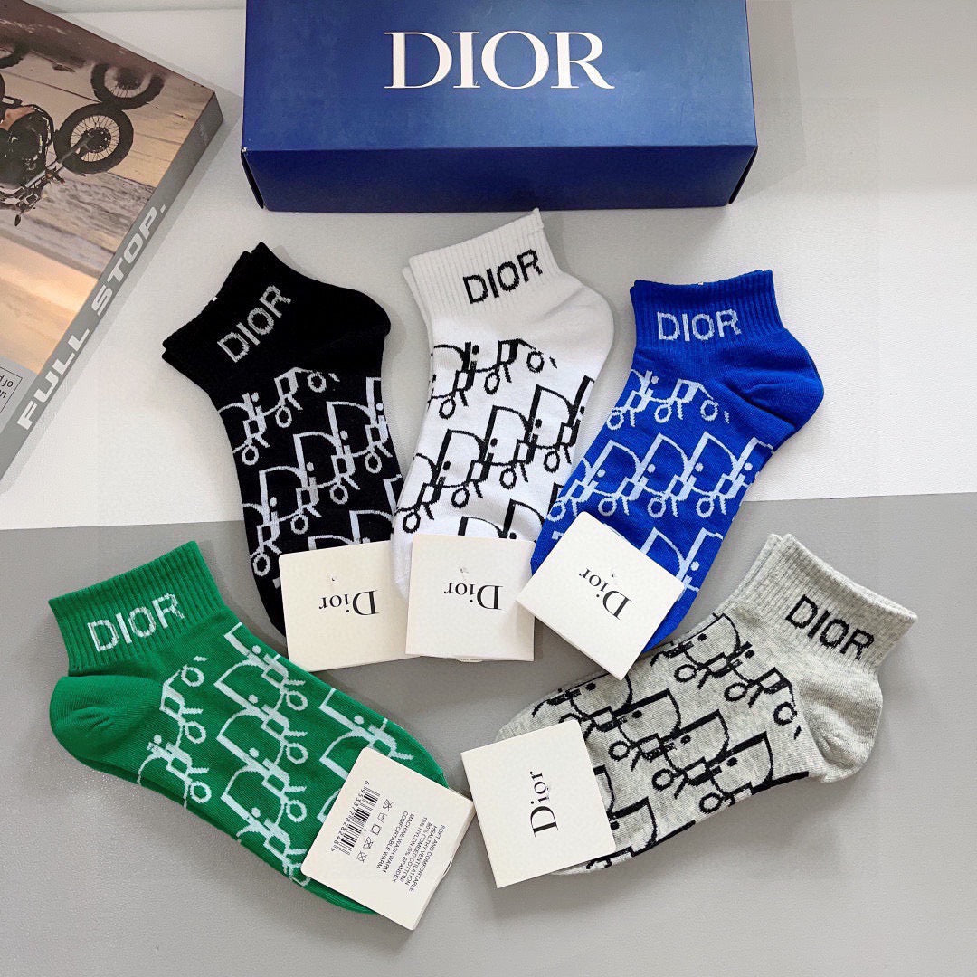 DIOR 26S ANKLE SOCKS 413885 (1 BOX)
