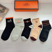 HERMES 26S ANKLE SOCKS 398808 (1 BOX)
