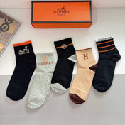 HERMES 26S ANKLE SOCKS 398808 (1 BOX)
