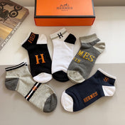 HERMES 26S ANKLE SOCKS 398696 (1 BOX)
