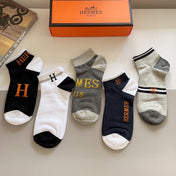 HERMES 26S ANKLE SOCKS 398696 (1 BOX)