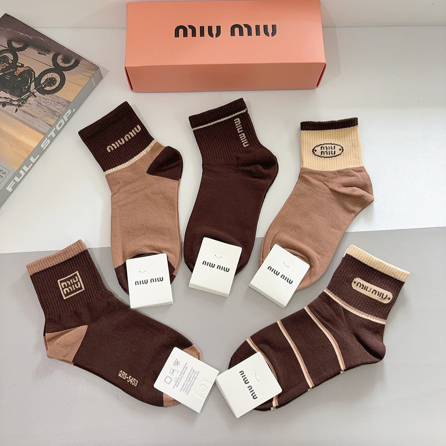 MIUMIU 26S ANKLE SOCKS 415764 (1 BOX)