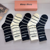 MIUMIU 26S CREW SOCKS 417797 (1 BOX)