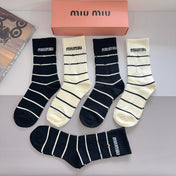 MIUMIU 26S CREW SOCKS 417797 (1 BOX)